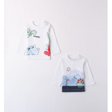 iDO Mini Сет от две блузи ''MIN ISAUR'' за бебе момче