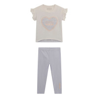 Guess Бял комплект от 2 части момиче