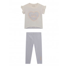 Guess Бял комплект от 2 части момиче