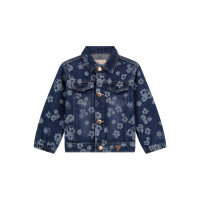 Guess Дънково яке с печат момиче