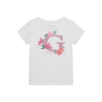 Guess Бяла тениска с къс ръкав момиче