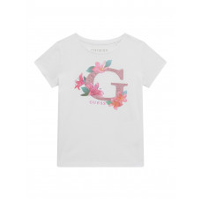 Guess Бяла тениска с къс ръкав момиче Guess Бяла тениска с къс ръкав момиче