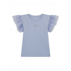 Guess Тениска с къс ръкав с мрежести волани момиче