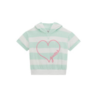 Guess Суитшърт с къс ръкав и качулка момиче