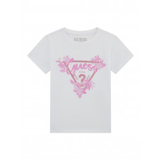 Guess Бяла тениска с къс ръкав момиче Guess Бяла тениска с къс ръкав момиче