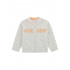 Guess Спортно горнище с дълъг ръкав качулка и цип момиче