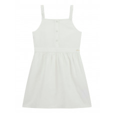 Guess Бяла рокля с тънки презрамки момиче