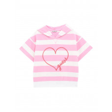 Guess Суитшърт с къс ръкав и качулка момиче