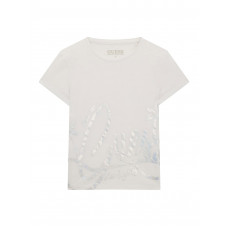 Guess Бяла тениска с къс ръкав момиче Guess Бяла тениска с къс ръкав момиче