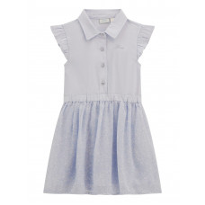 Guess Рокля с тюл и къс ръкав момиче