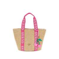 Guess Сламена  чанта момиче