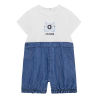 Guess Бял гащеризон бебе момче