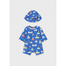 MAYORAL Компект бански гащеризон и шапка бебе момче MAYORAL Компект бански гащеризон и шапка бебе момче