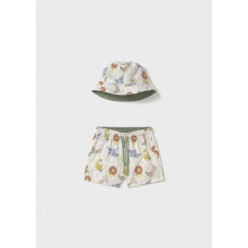 MAYORAL Комплект бански с шапка бебе момче MAYORAL Комплект бански с шапка бебе момче