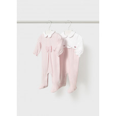 MAYORAL Комплект от два ромпъра бебе момиче MAYORAL Комплект от два ромпъра бебе момиче