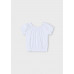 MAYORAL Бяла блуза с къс ръкав момиче