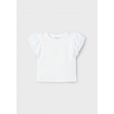 MAYORAL Бяла тениска с къс ръкав момиче MAYORAL Бяла тениска с къс ръкав момиче