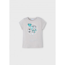 MAYORAL Сива тениска с къс ръкав момиче