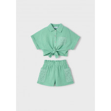 MAYORAL Къс комплект с бродерия момиче