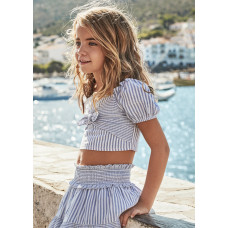 MAYORAL Комплект райе с пола момиче MAYORAL Комплект райе с пола момиче