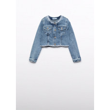 Abel&lula яке деним с  апликации момиче