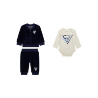Guess Син комплект от 3 части бебе момче