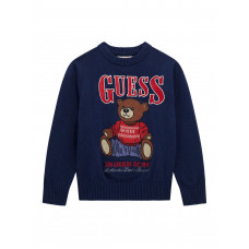Guess Син пуловер с дълъг ръкав момче Guess Син пуловер с дълъг ръкав момче