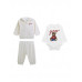 Guess Бял комплект от 3 части бебе