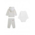 Guess Бял комплект от 3 части бебе