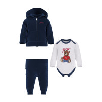 Guess Син комплект от 3 части бебе