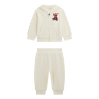 Guess Бял комплект от 2 части бебе момче