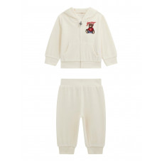 Guess Бял комплект от 2 части бебе момче