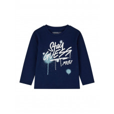 Guess Синя блуза с дълъг ръкав момче