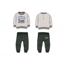 Guess Бял комплект от 2 части момче