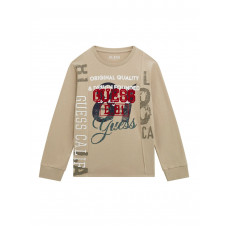 Guess Бежова блуза с дълъг ръкав момче