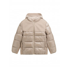 Guess Бежово яке  с качулка с цип момче