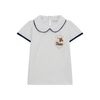 Guess Бяла тениска с къс ръкав момиче