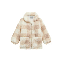 Guess Пухено палто от изкуствен косъм момиче