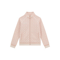 Guess Спортно горнище с дълъг ръкав качулка и цип момиче