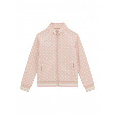 Guess Спортно горнище с дълъг ръкав качулка и цип момиче