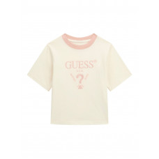 Guess Бяла тениска с къс ръкав момиче Guess Бяла тениска с къс ръкав момиче