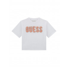 Guess Бяла тениска с къс ръкав момиче