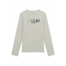 Guess Бяла блуза с дълъг ръкав момиче