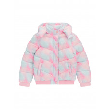 Guess Подпланено яке с дълъг ръкав с качулка момиче Guess Подпланено яке с дълъг ръкав с качулка момиче