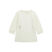 Guess Бяла рокля  с дълъг ръкав момиче