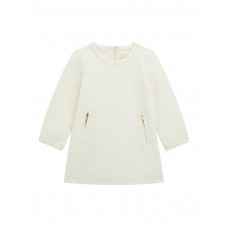 Guess Бяла рокля  с дълъг ръкав момиче