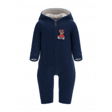 Guess Син гащеризон с качулка бебе