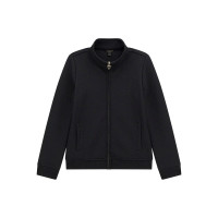 Guess Черно горнище с дълъг ръкав с цип момиче