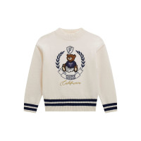 Guess Бял пуловер с дълъг ръкав момиче