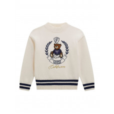 Guess Бял пуловер с дълъг ръкав момиче